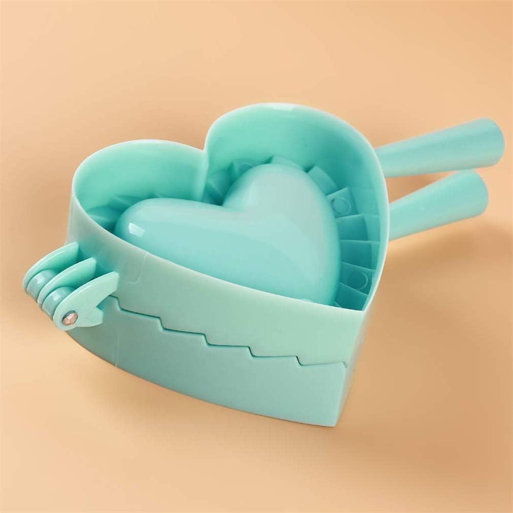 قالب لصنع السمبوسك والزلابية والرافيولي على شكل قلب – مجموعة ضغط عملية للمطبخ