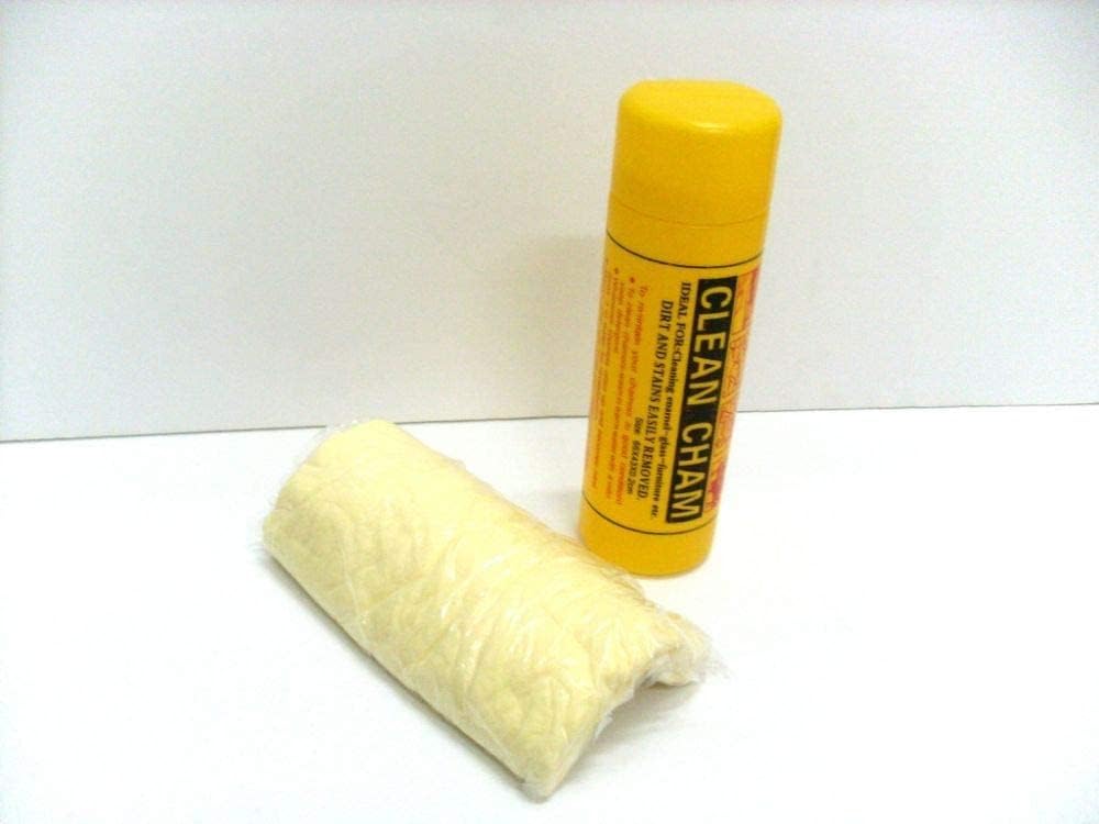 منشفة كلين شام جلد الغزال الشامواه لتنظيف الزجاج والأسطح الناعمة