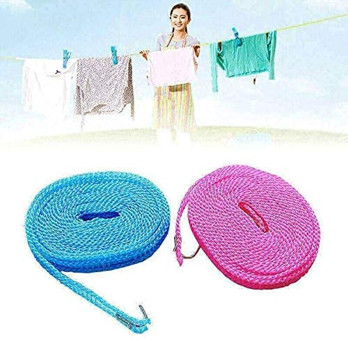 حبل غسيل ملابس بطول 3 أمتار - مقاوم للرياح والانزلاق!