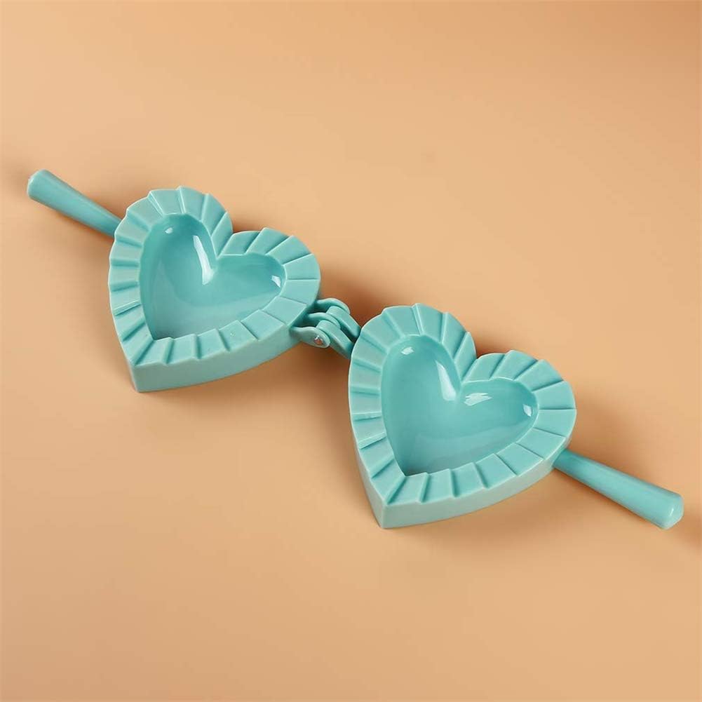 قالب لصنع السمبوسك والزلابية والرافيولي على شكل قلب – مجموعة ضغط عملية للمطبخ