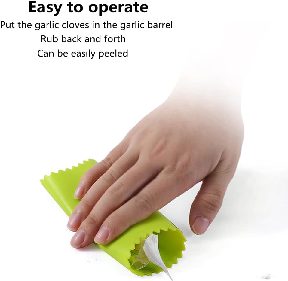 مقشرة الثوم ، أداة تقشير الثوم المنزلية، أنبوب تقشير الثوم المصنوع من السيليكون، أداة تقشير الثوم المبتكرة للمطبخ