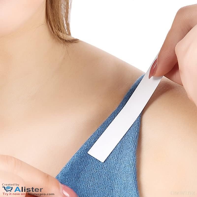 شريط لاصق شفاف مزدوج الجوانب للملابس - لتثبيت الحجاب، في حالات الطوارئ، ويضمن مظهراً رائعاً،