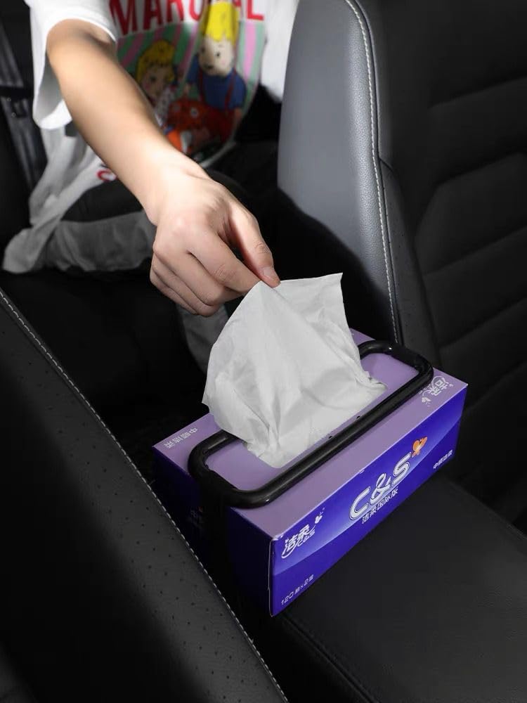 Rectangular Car Tissue Holder - Elegance and Functionality for Every Trip!