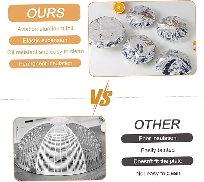 أكياس حفظ الطعام من رقائق الألومنيوم (10 قطع) – حل ذكي للحفاظ على طعامكم طازجًا!