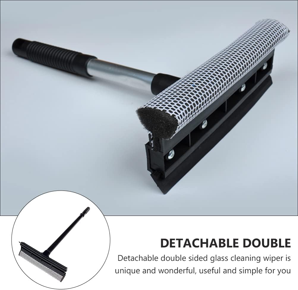 Professional glass squeegee and scrubber