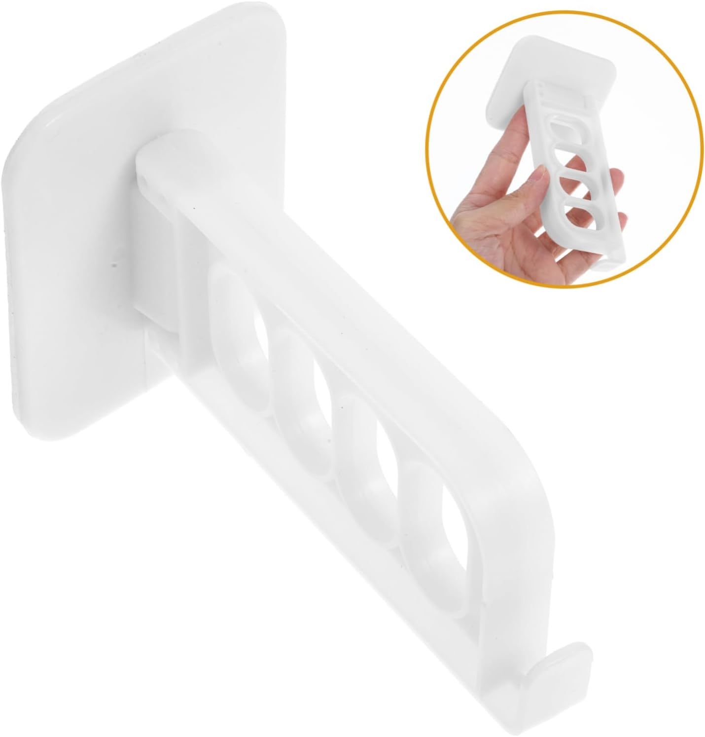 شماعة ملابس حائطية لصق دبل فيس ، لتنظيم غرف النوم وتوفير المساحة، متعددة الاستخدامات، للتعليق في المنزل