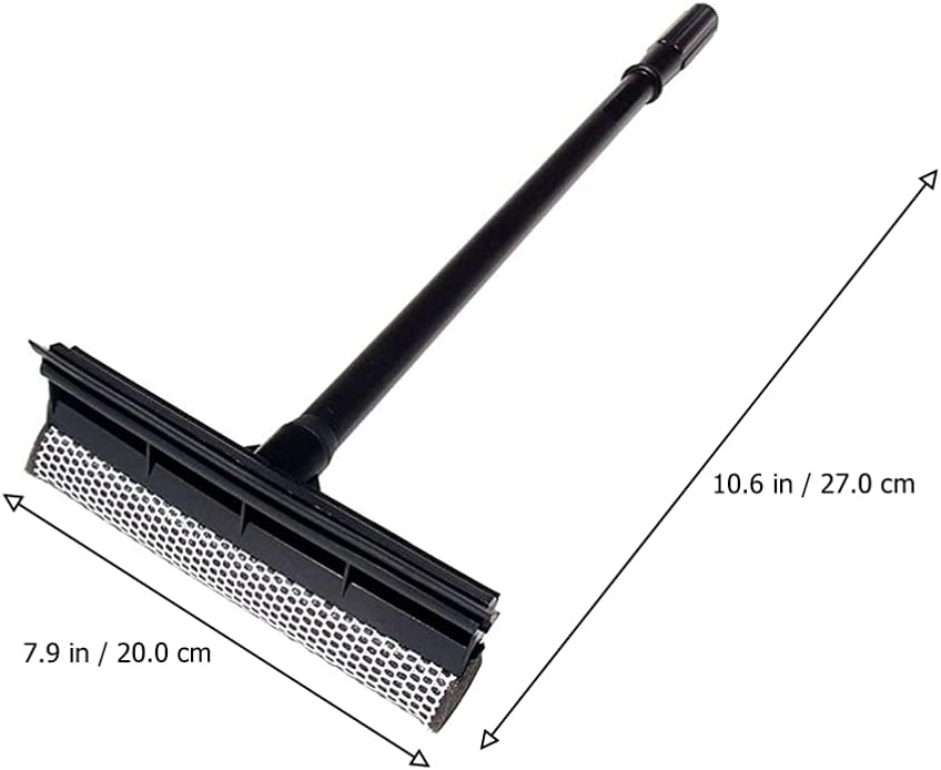 Professional glass squeegee and scrubber