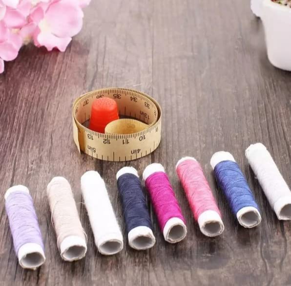 صندوق خياطة مكون من 24 قطعة – تخزين عملي لمستلزمات الخياطة