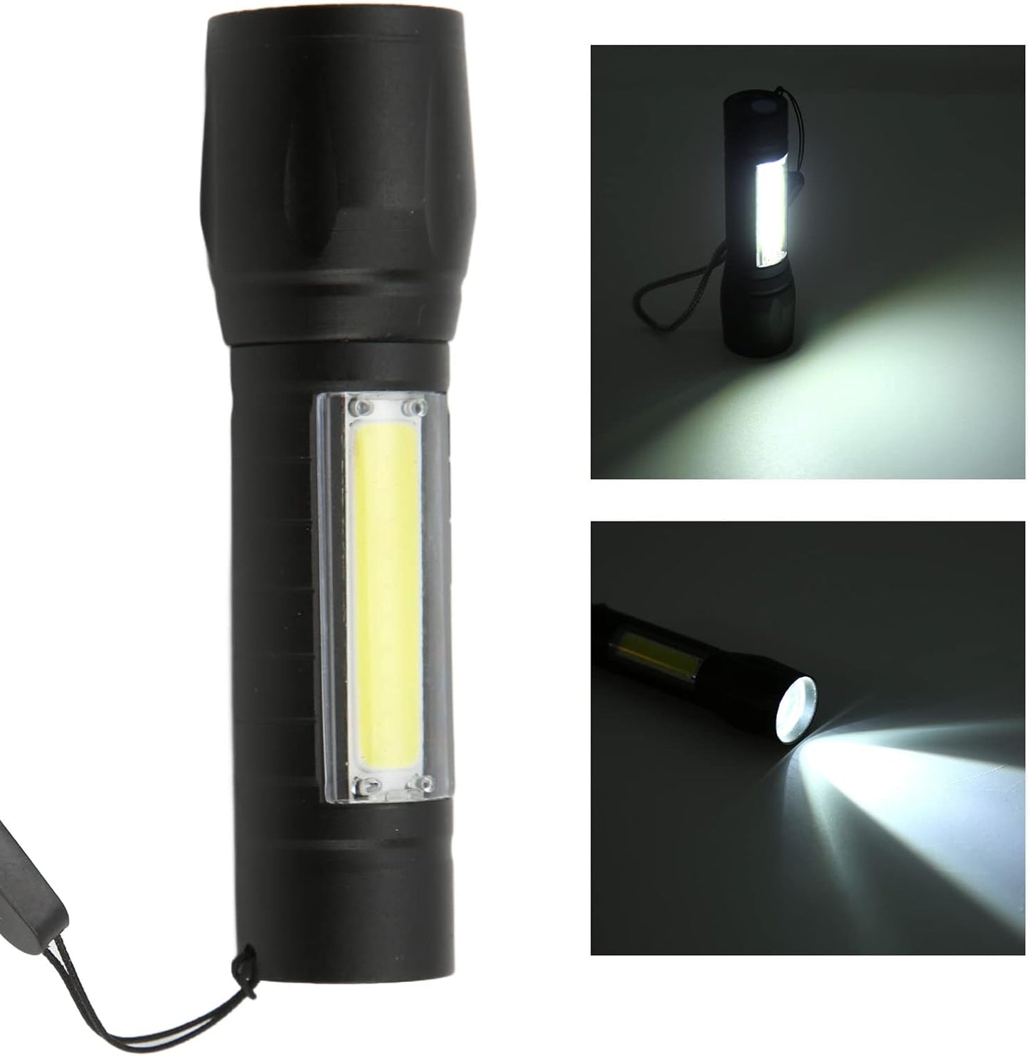 Mini Multi-Mode Flashlight - 3-in-1, Rechargeable