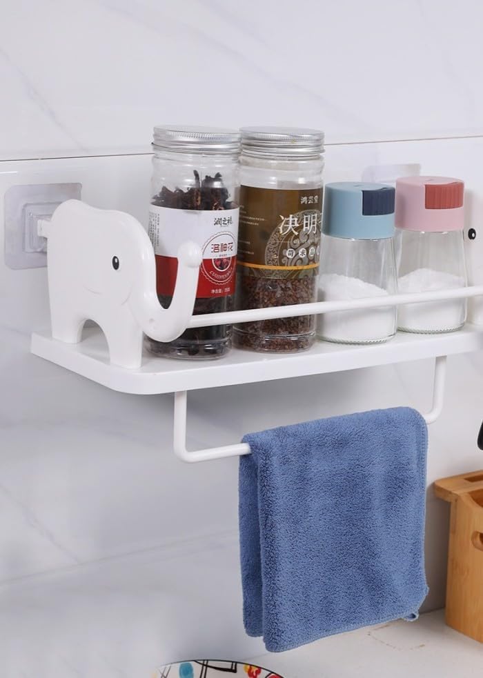 رف بلاستيك مع علاقة