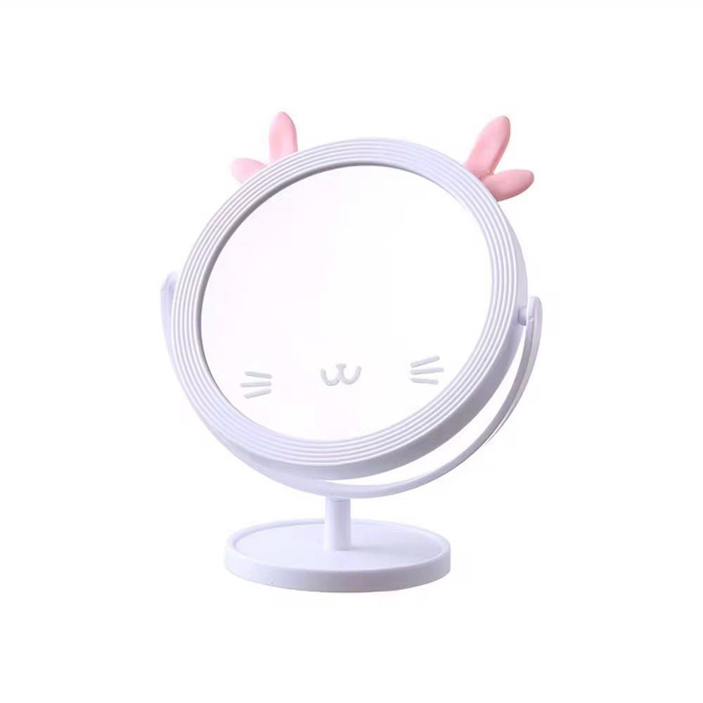 مرآة مكياج بتصميم وجه قطة – ديكور لطيف ومميز