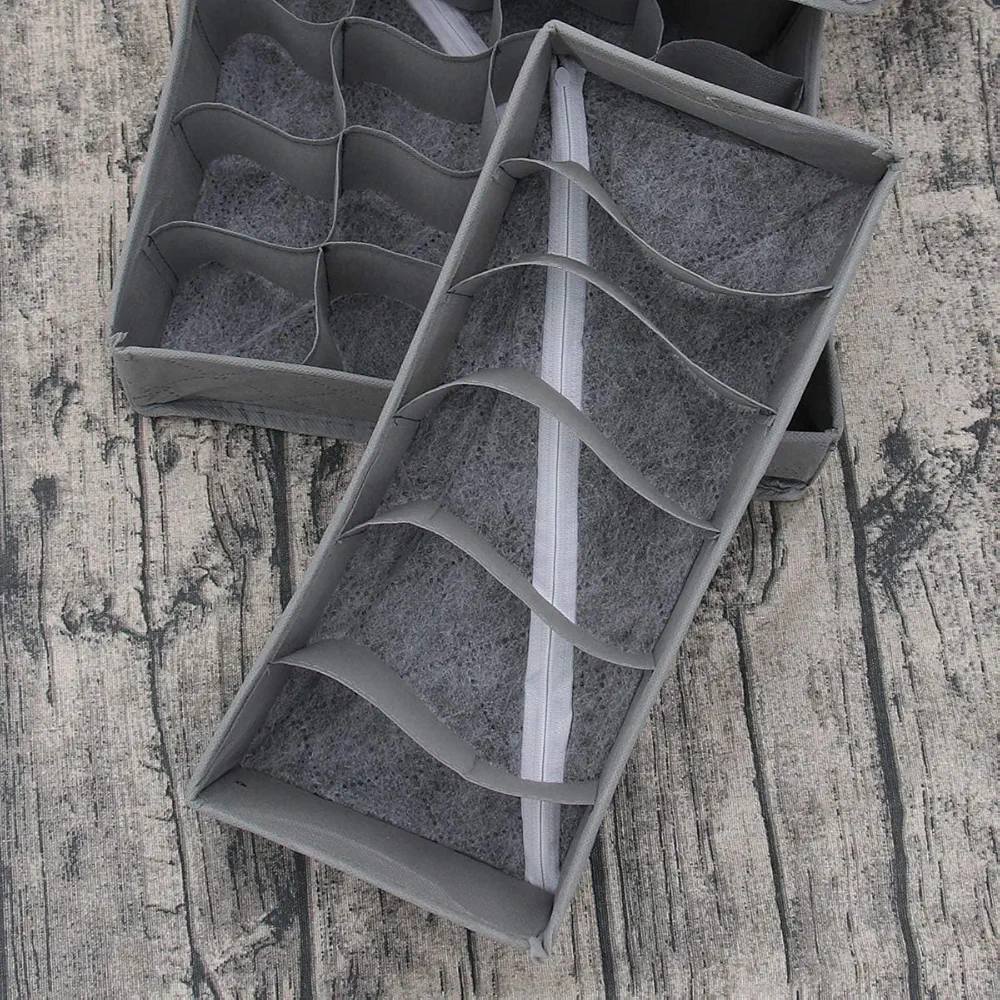 منظم أدراج وملابس داخلية قابل للطي  7 أقسام 33×13×12 سم  – وداعًا للفوضى!