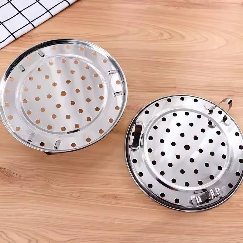 🍲 صينية بخار من الستانلس ستيل  لأن الطهي الصحي يبدأ من التفاصيل الذكية