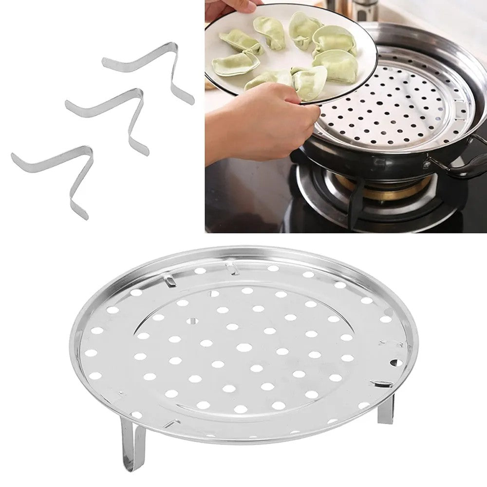 🍲 صينية بخار من الستانلس ستيل  لأن الطهي الصحي يبدأ من التفاصيل الذكية