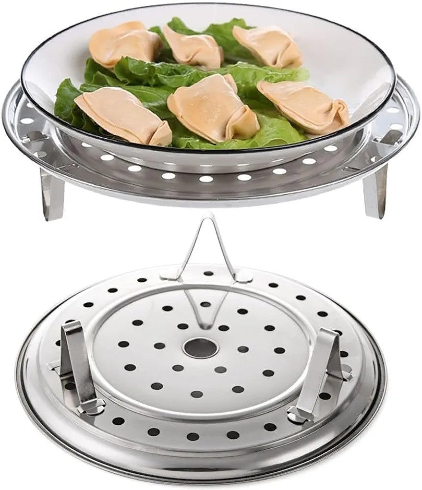 🍲 صينية بخار من الستانلس ستيل  لأن الطهي الصحي يبدأ من التفاصيل الذكية