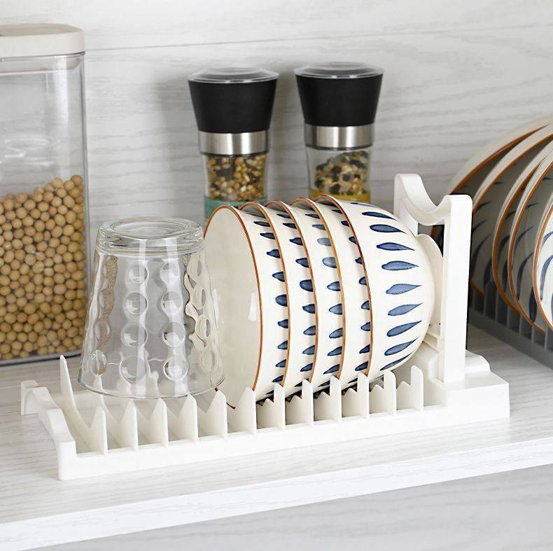 🍽️ رف أطباق بلاستيكي – ترتيب ذكي بجانب حوض الغسيل