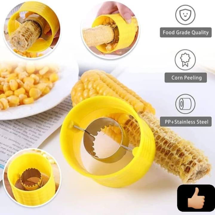 🌽 أداة سكين تقشير الذرة – سهلة الاستخدام  تقشير ذكي… في حركة واحدة