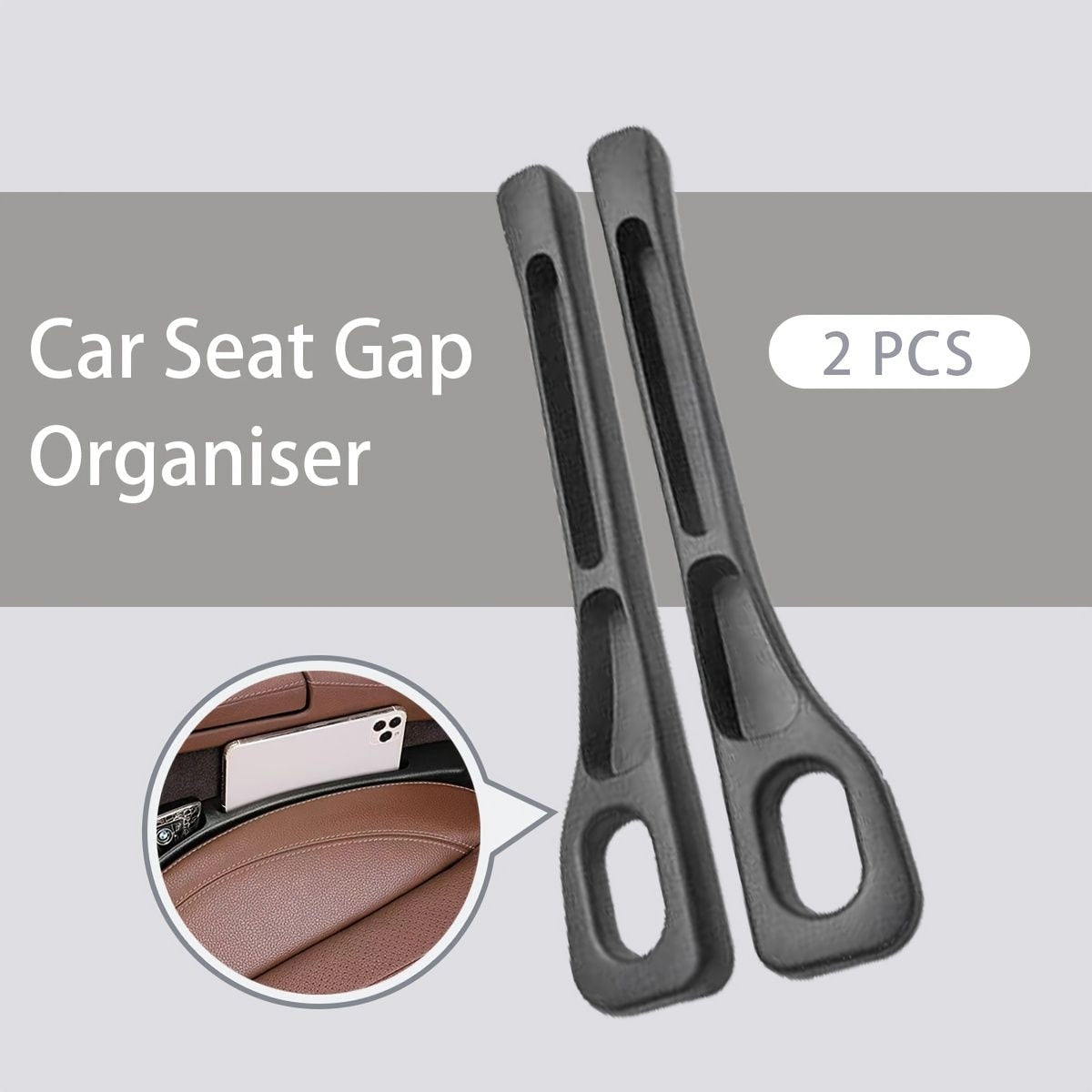 منظم فجوة مقعد السيارة – قطعتان بمقاس عالمي