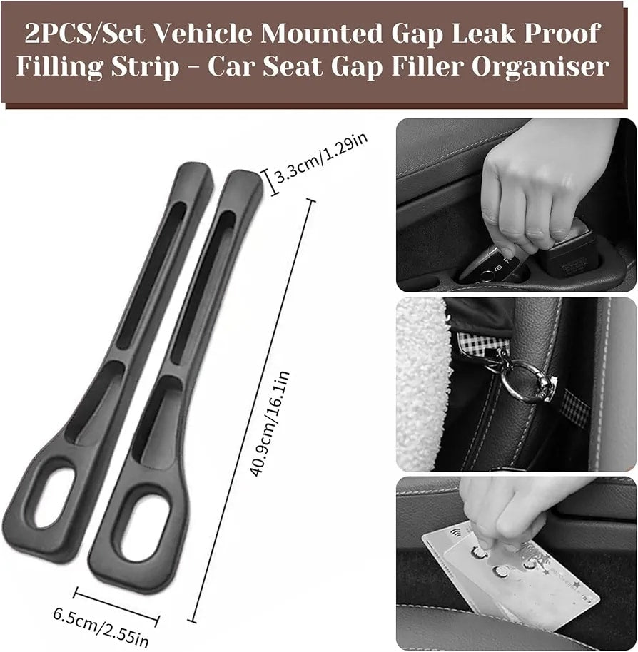 منظم فجوة مقعد السيارة – قطعتان بمقاس عالمي