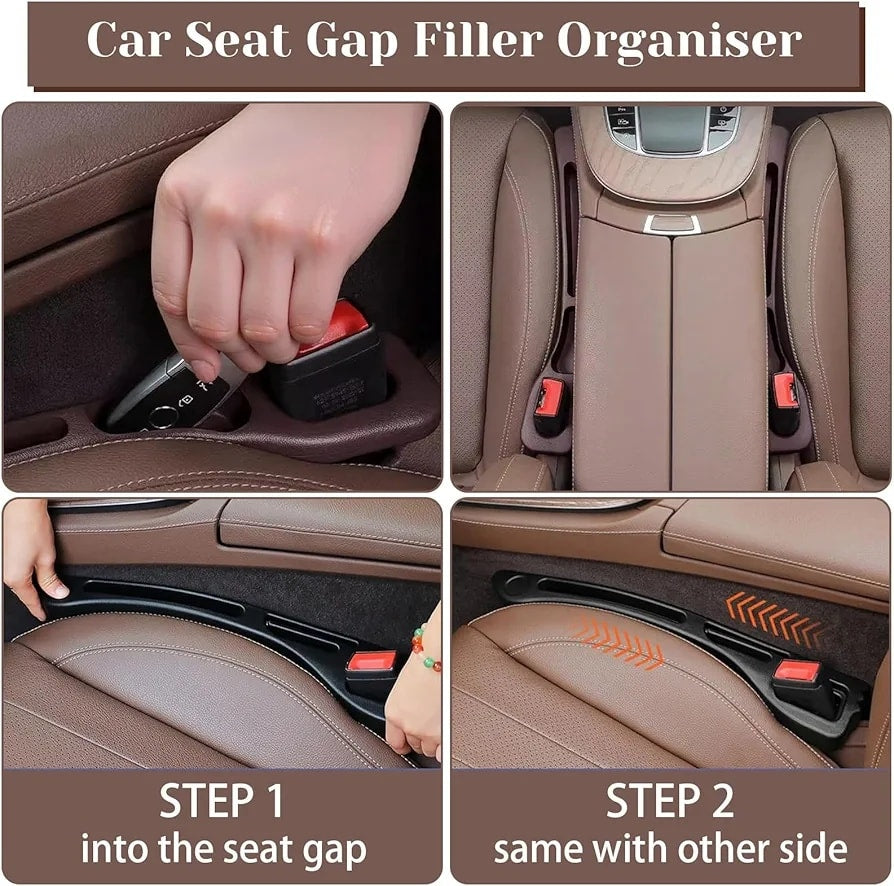 منظم فجوة مقعد السيارة – قطعتان بمقاس عالمي
