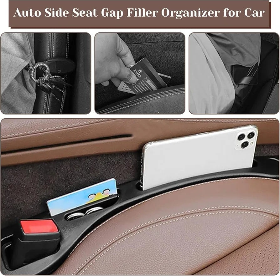 منظم فجوة مقعد السيارة – قطعتان بمقاس عالمي