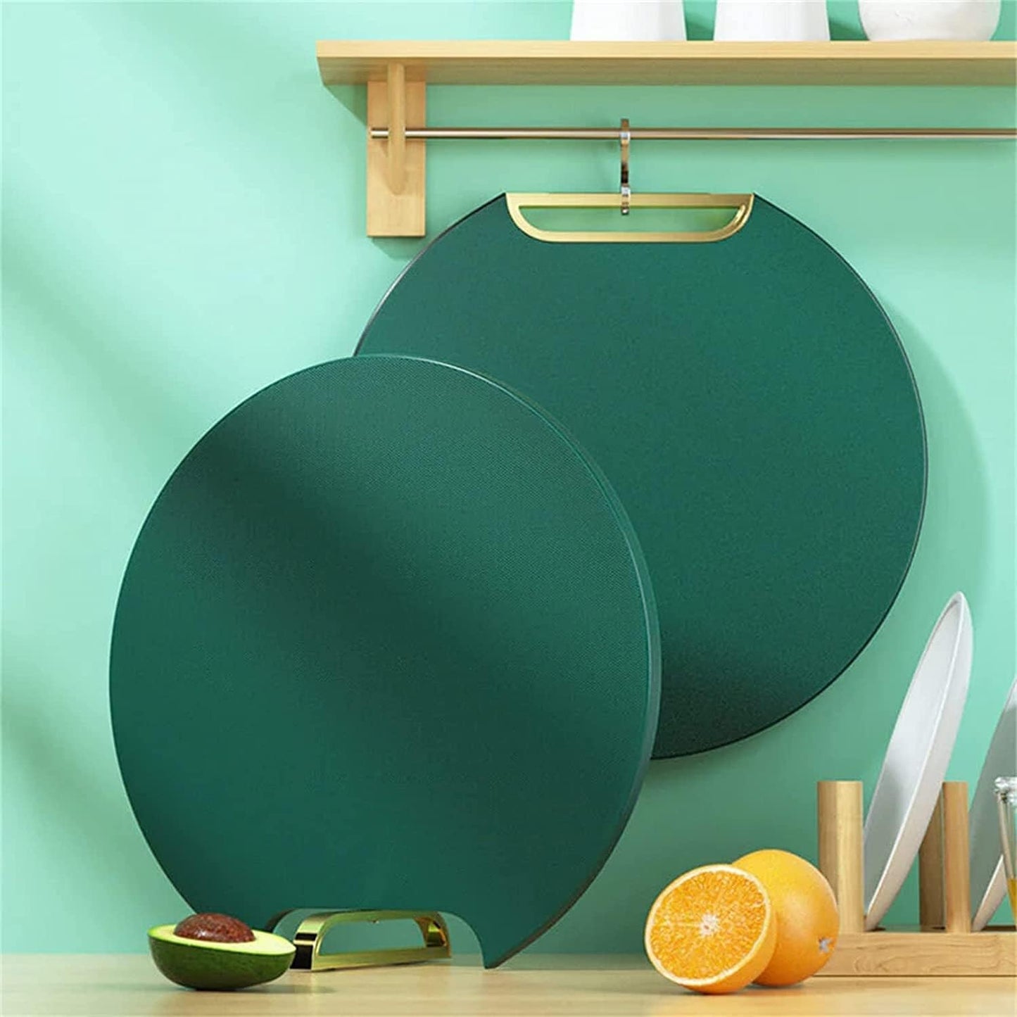 Cutting board with grinding area
