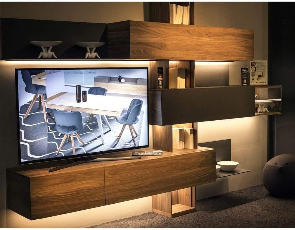 شريط إضاءة LED – 150 سم، أبيض دافئ، يعمل بالبطاريات (3×AA)