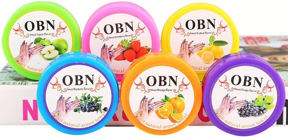 مناديل لازالة طلاء الاظافر معطرة سهلة الحمل وخالية من الوبر