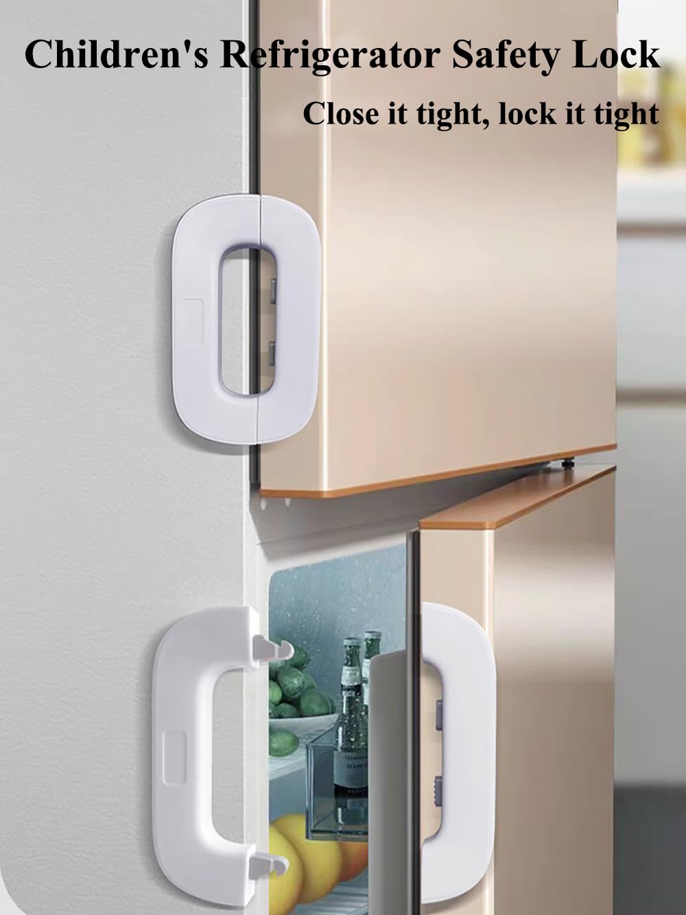 قفل أمان للأطفال – لحماية الثلاجة والخزائن والأجهزة المنزلية