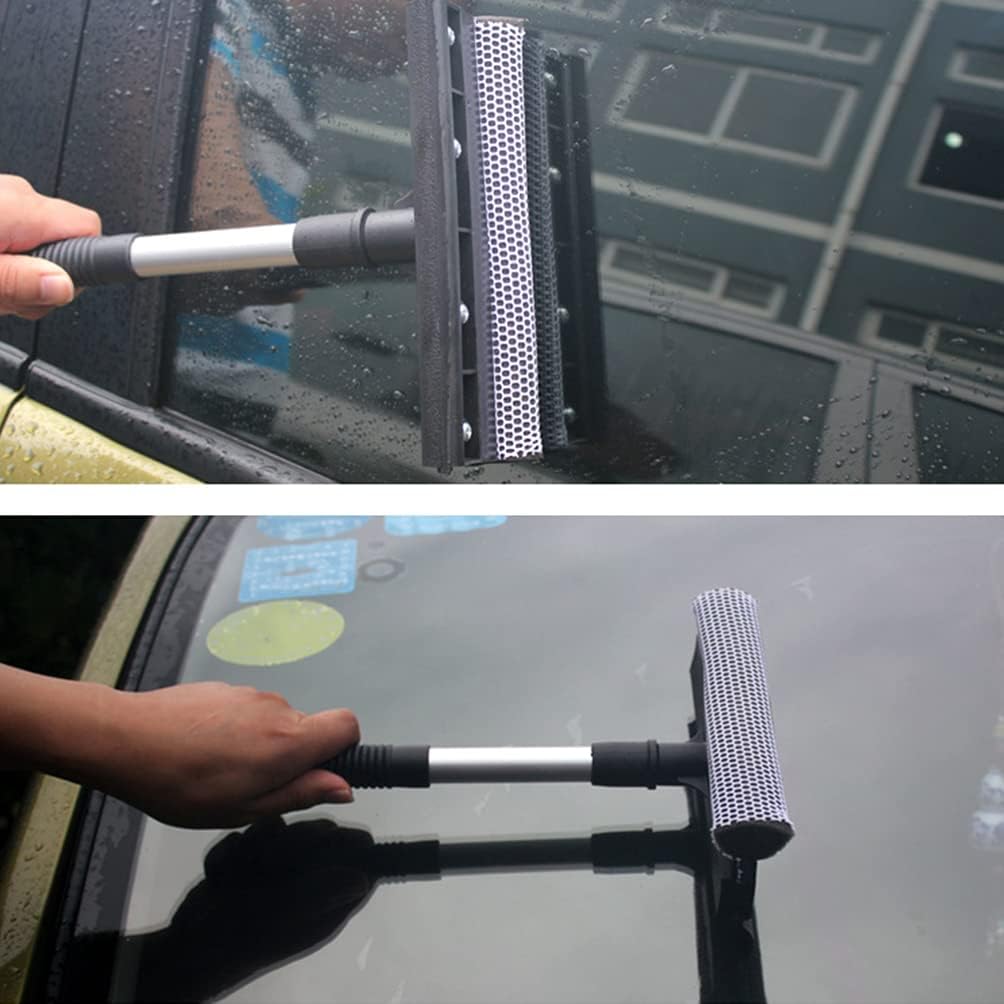 Professional glass squeegee and scrubber
