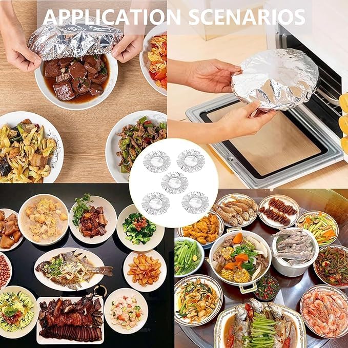 أكياس حفظ الطعام من رقائق الألومنيوم (10 قطع) – حل ذكي للحفاظ على طعامكم طازجًا!