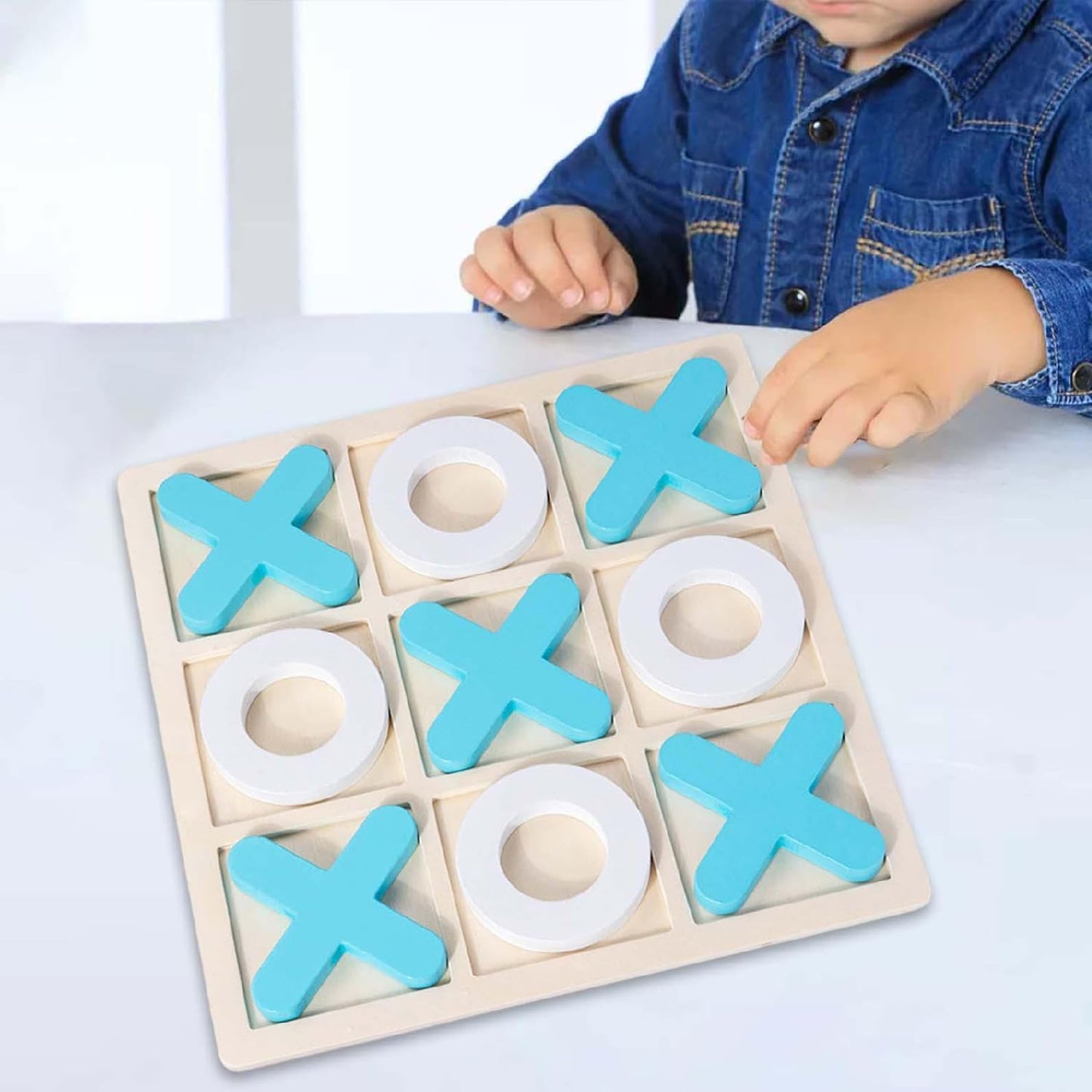 🎲 لعبة إكس-أو خشبية (Tic Tac Toe)  ذكاء، متعة، وأناقة في قطعة واحدة