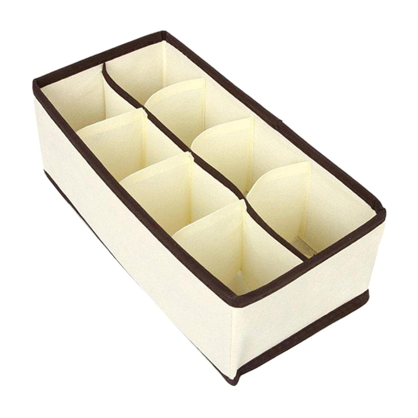 منظم أدراج ، منظم ملابس داخلية قابل للطي،  منظم حمالات صدر متين، منظم جوارب، أربطة، 8 شبكات