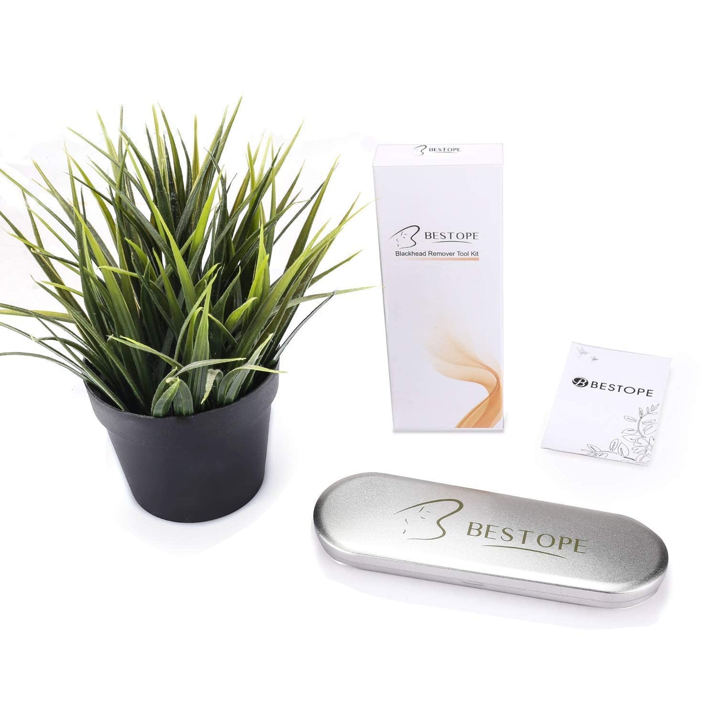 🧼 مجموعة أدوات إزالة الرؤوس السوداء 5 قطع – تنظيف احترافي في علبة معدنية !