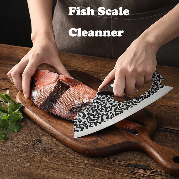 Fish filleting and scaling knife
