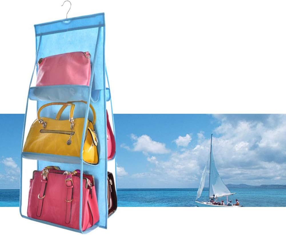 منظم حقائب اليد المعلق تنظيم أنيق يحفظ أناقتك خلف أبواب الخزانة