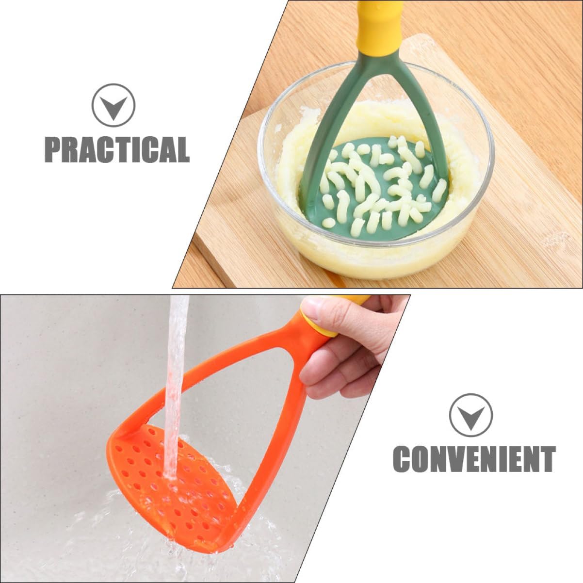 أداة هرس البطاطس المحمولة – أداة أساسية لمطبخك!