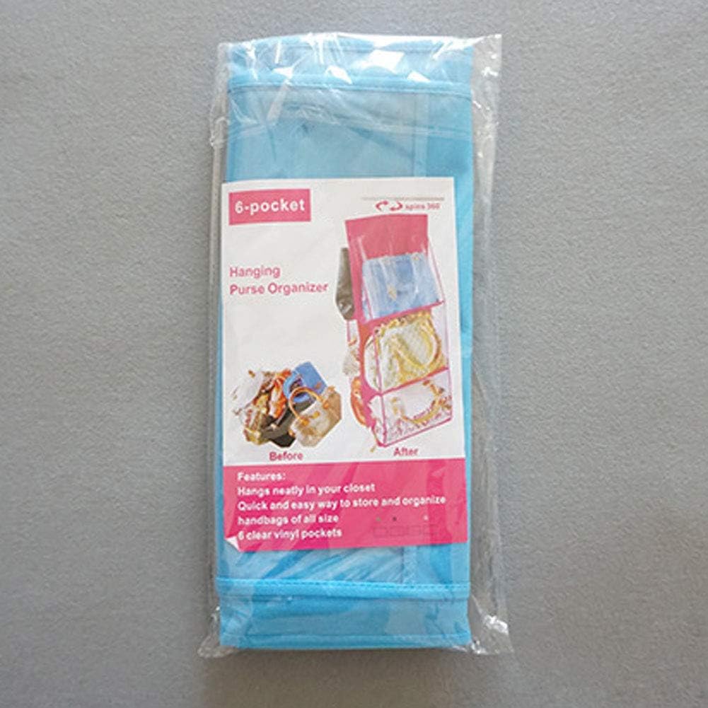 منظم حقائب اليد المعلق تنظيم أنيق يحفظ أناقتك خلف أبواب الخزانة