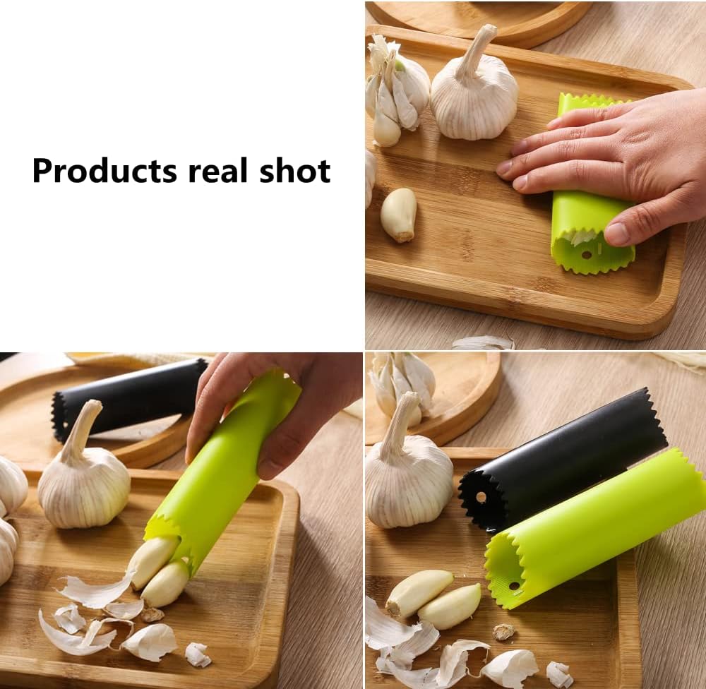 مقشرة الثوم ، أداة تقشير الثوم المنزلية، أنبوب تقشير الثوم المصنوع من السيليكون، أداة تقشير الثوم المبتكرة للمطبخ