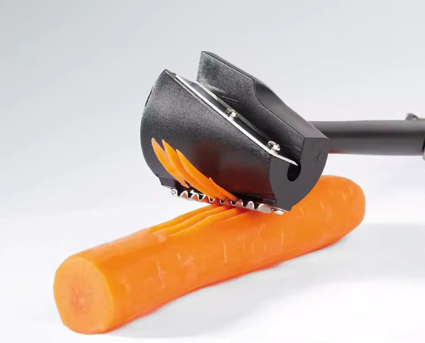 أداة لفّ وتقشير الجزر، أداة تقطيع الخضراوات الحلزونية، أداة تقطيع أزهار الجزر الحلزونية، أداة تزيين المطبخ