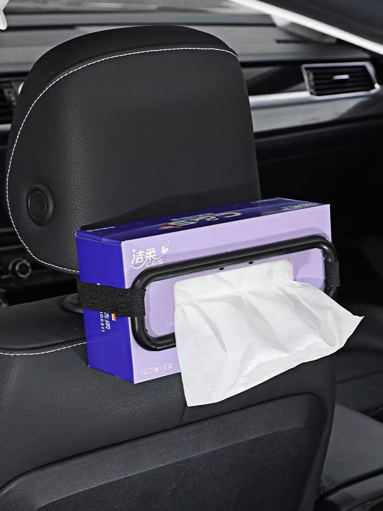 Rectangular Car Tissue Holder - Elegance and Functionality for Every Trip!