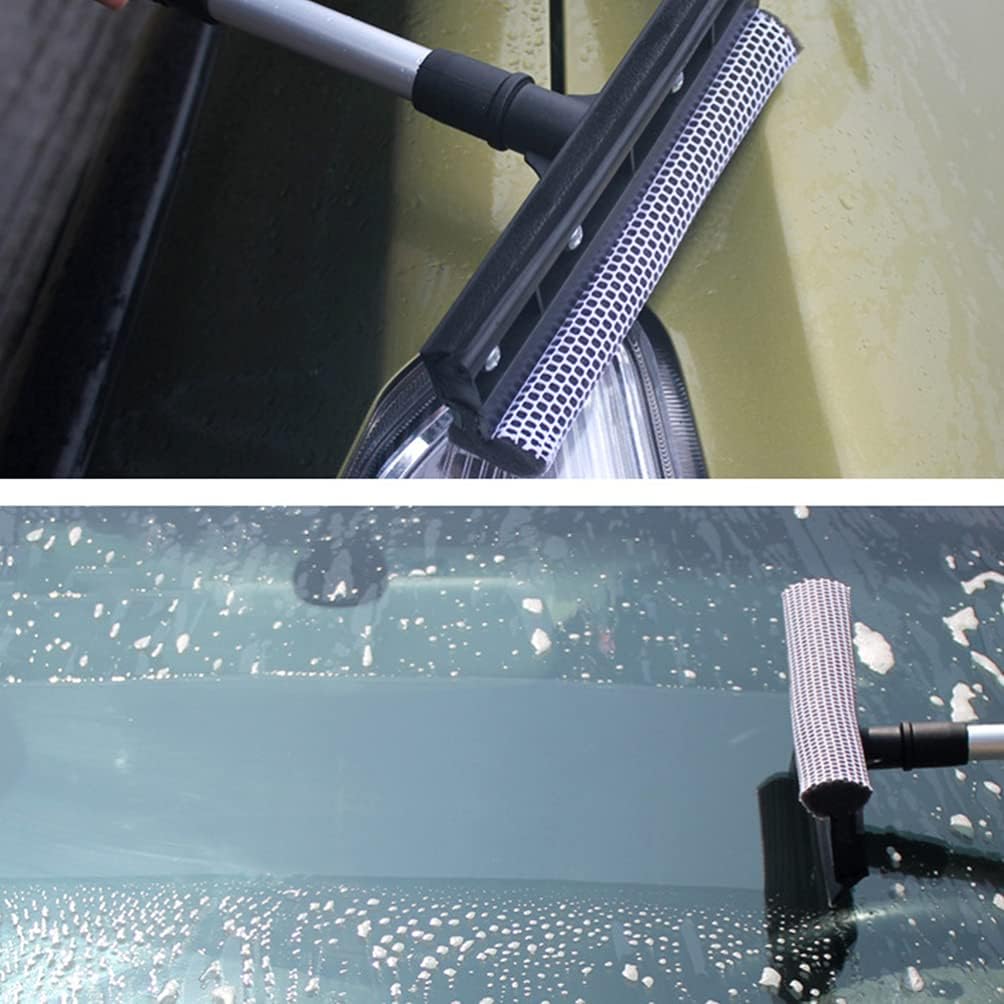 Professional glass squeegee and scrubber
