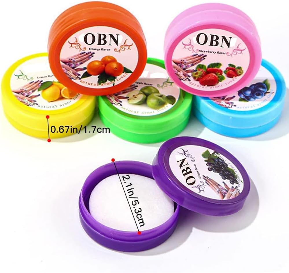 مناديل لازالة طلاء الاظافر معطرة سهلة الحمل وخالية من الوبر