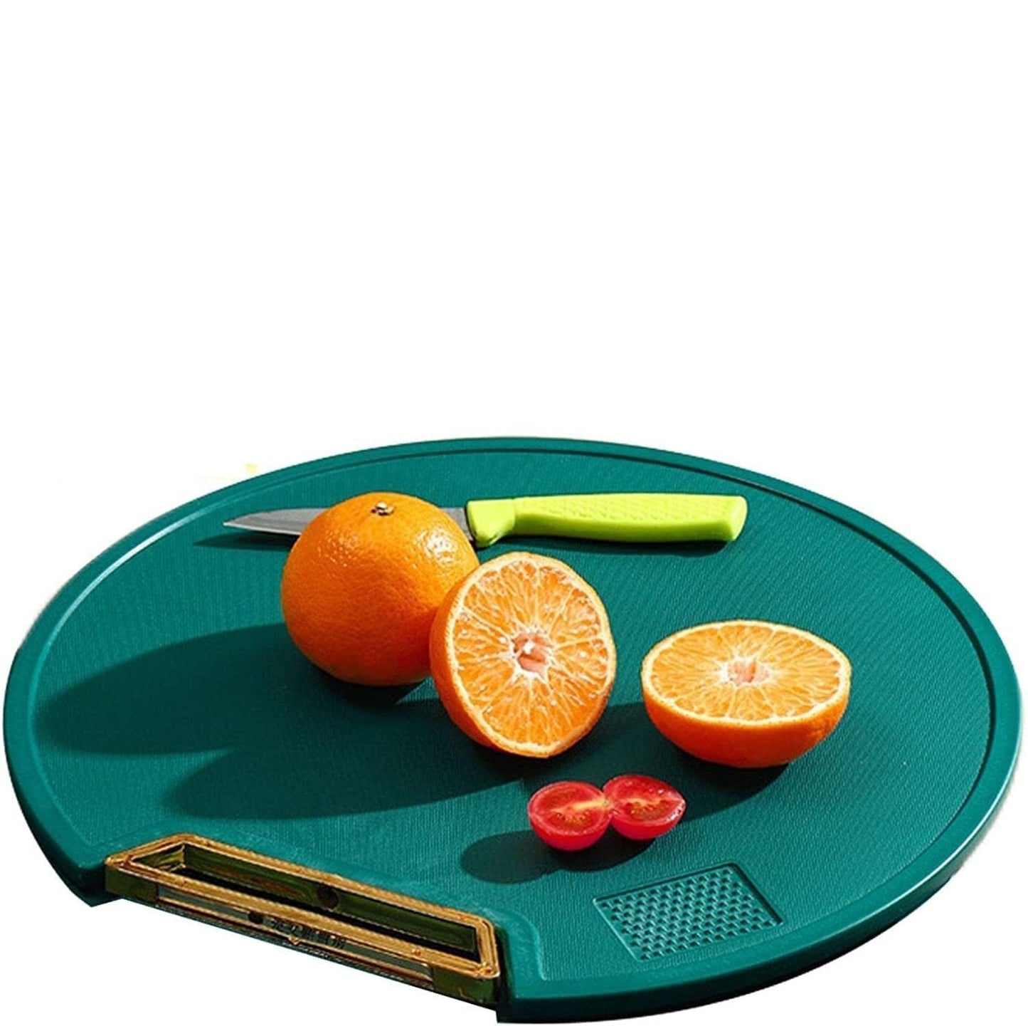 Cutting board with grinding area