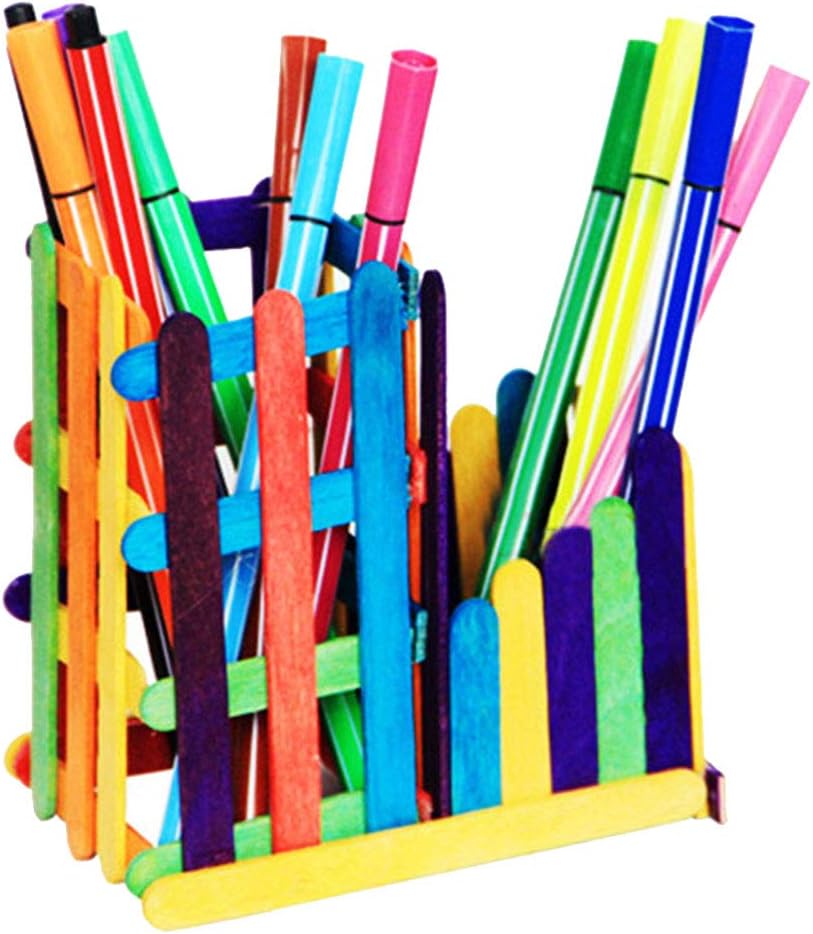 عيدان خشبية ملونة لفن الأطفال عدد 60