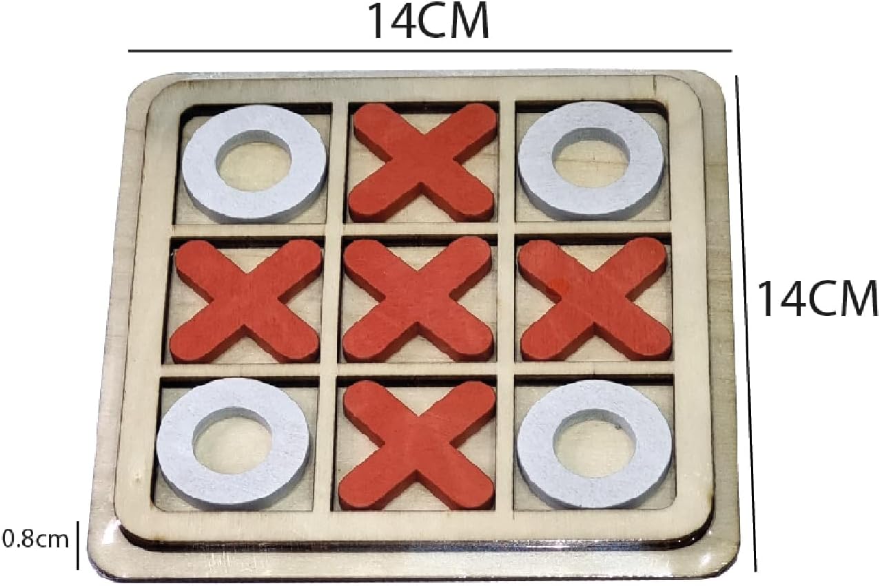 🎲 لعبة إكس-أو خشبية (Tic Tac Toe)  ذكاء، متعة، وأناقة في قطعة واحدة