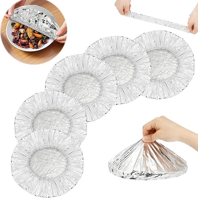أكياس حفظ الطعام من رقائق الألومنيوم (10 قطع) – حل ذكي للحفاظ على طعامكم طازجًا!