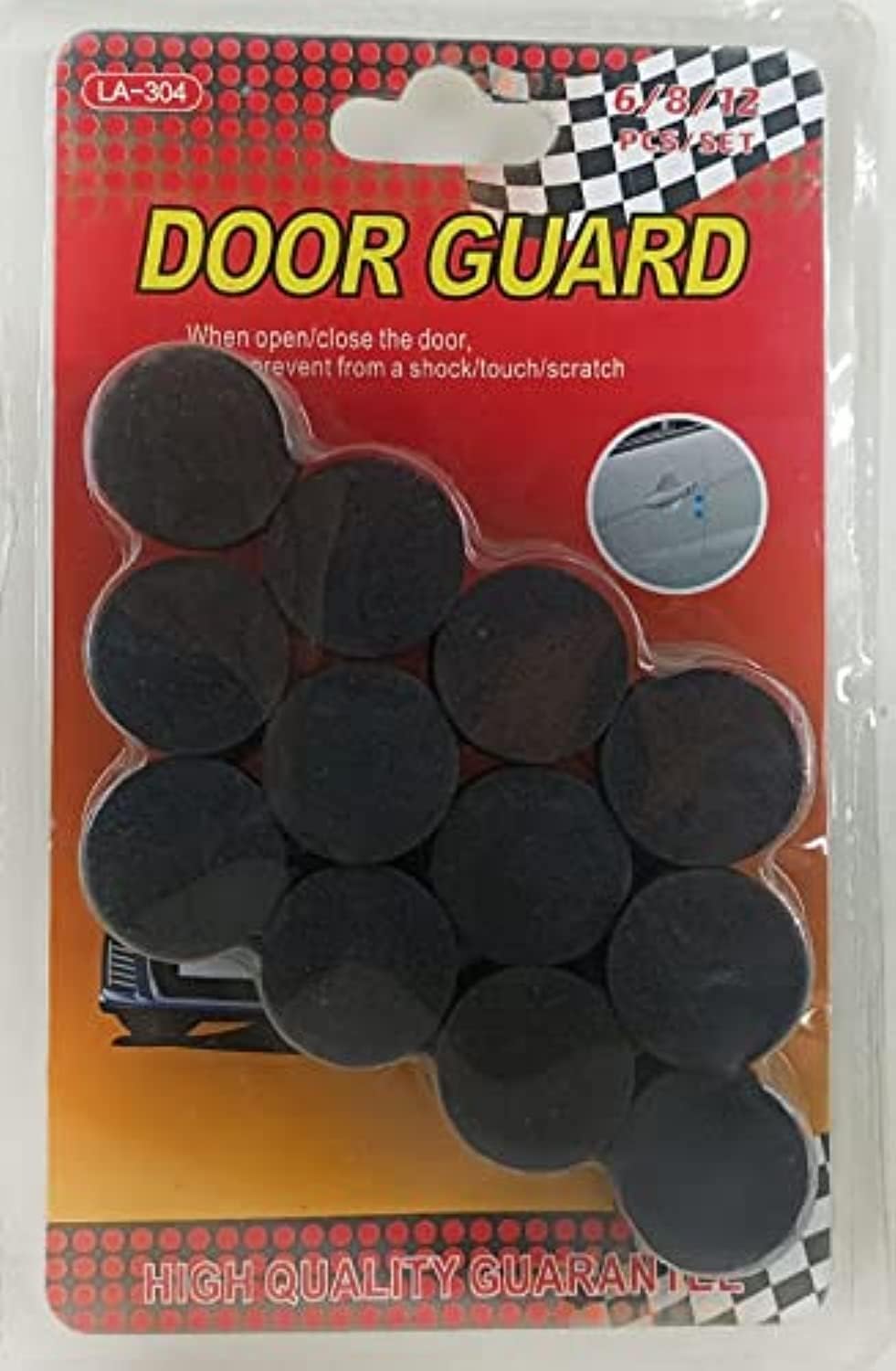 طقم مصدات باب سيارة دائري ، 12 قطعة