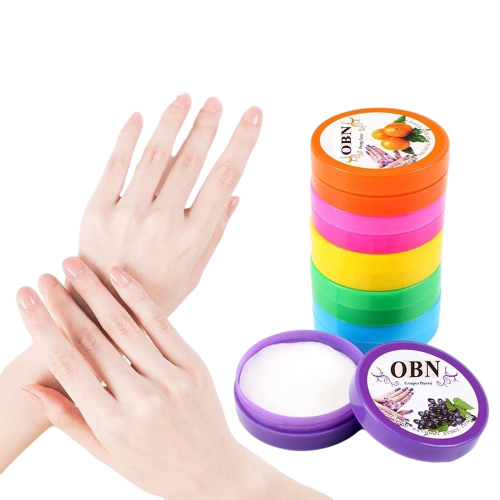 مناديل لازالة طلاء الاظافر معطرة سهلة الحمل وخالية من الوبر