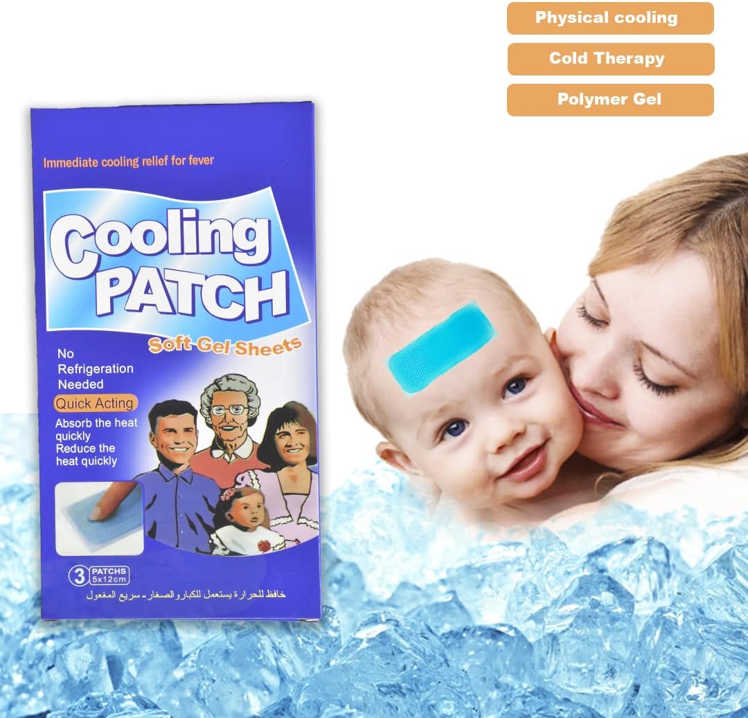 لصقات خفض الحرارة عدد 3